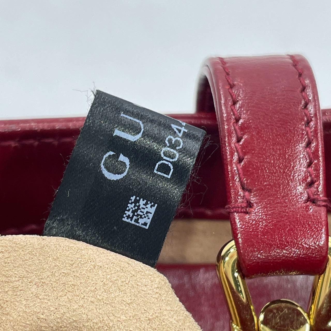 Gucci Jackie 1961 Mini Red Burgundy Leather Bag No Strap 7