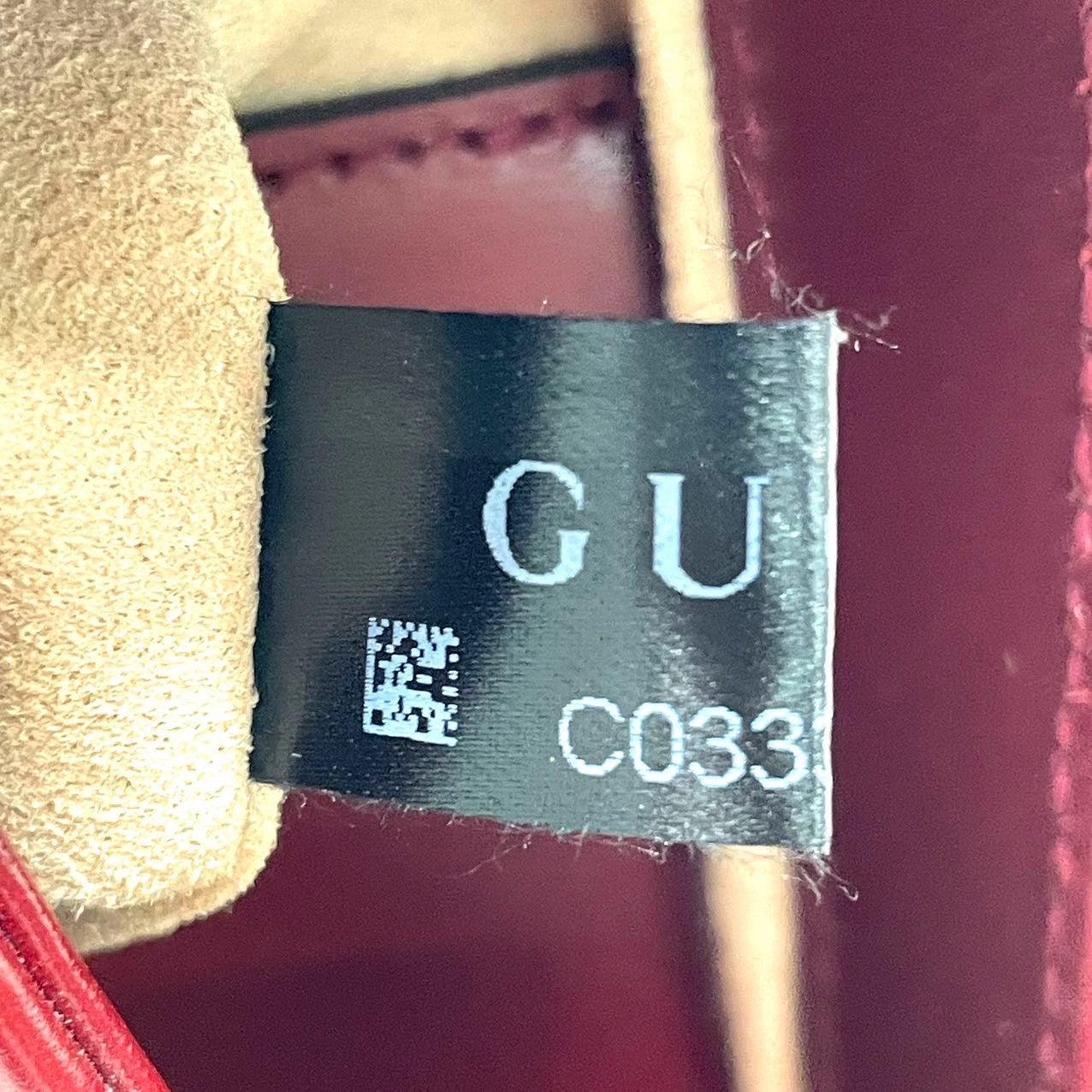 Gucci Jackie 1961 Mini Red Burgundy Leather Bag No Strap 5