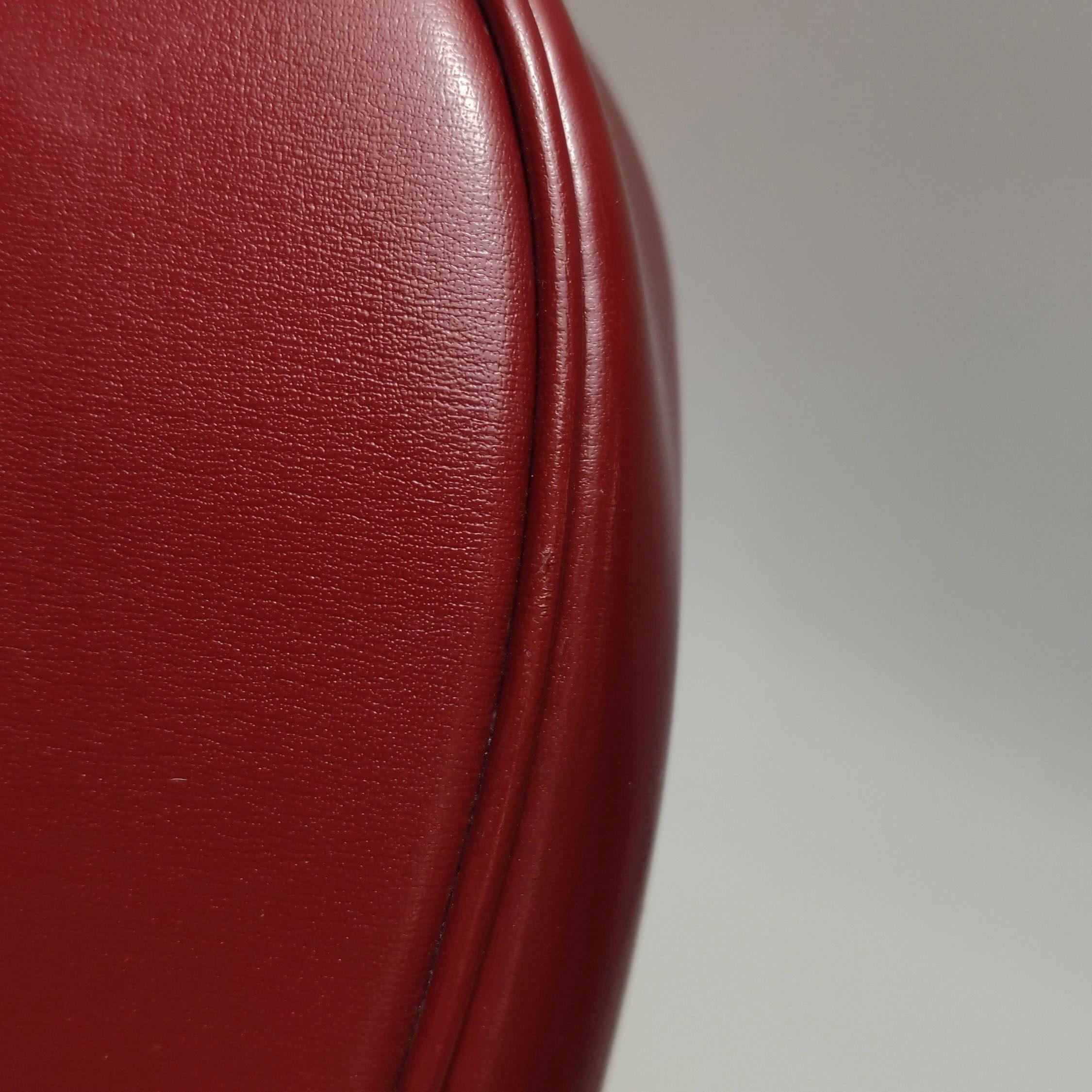 Gucci Jackie 1961 Borsa in pelle rossa bordeaux Borsa a tracolla piccola in vendita 6