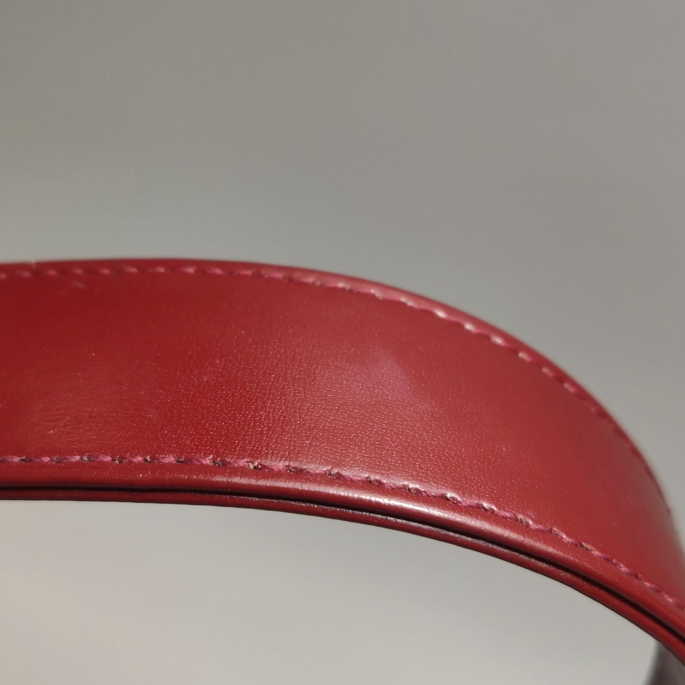 Gucci Jackie 1961 Borsa in pelle rossa bordeaux Borsa a tracolla piccola in vendita 10