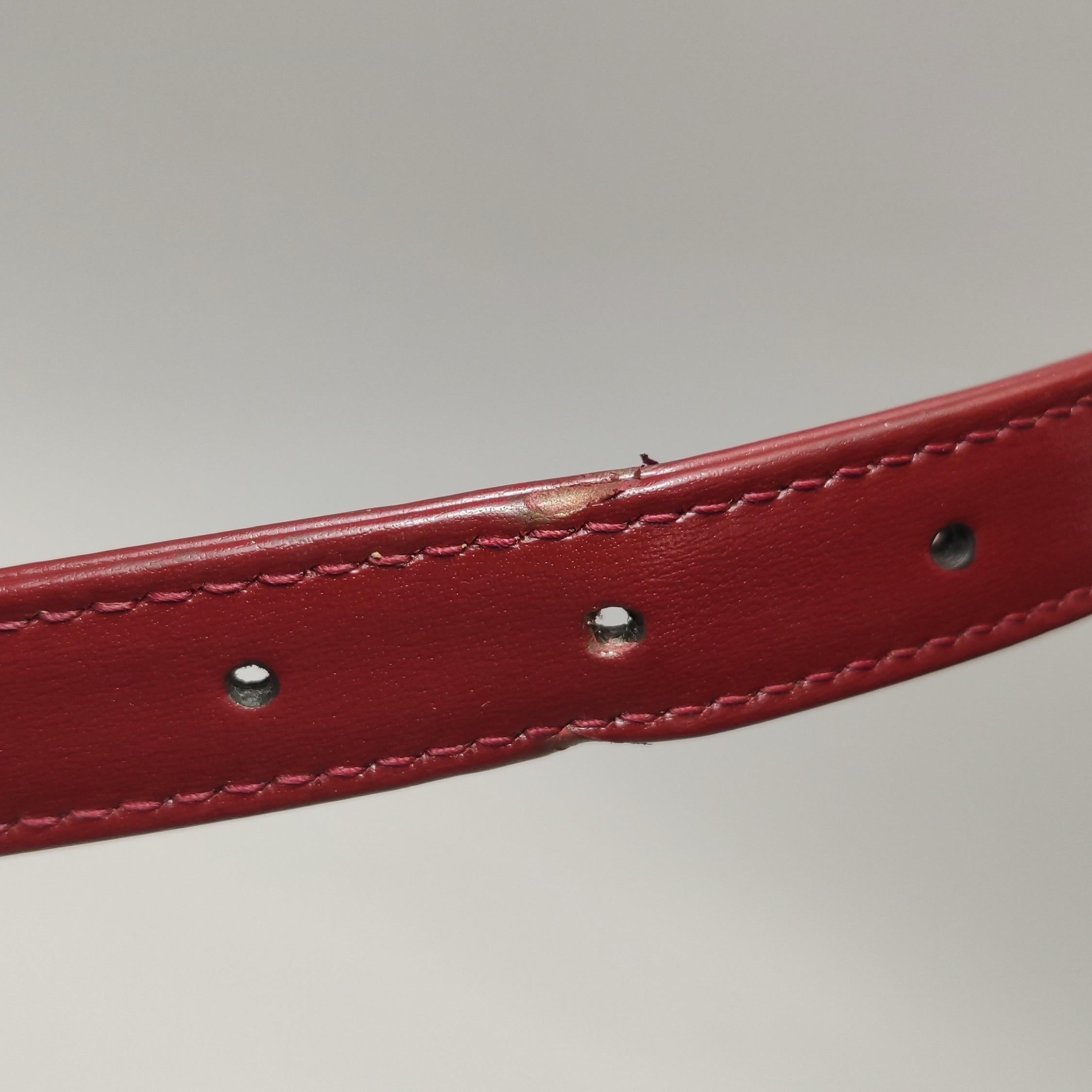 Gucci Jackie 1961 Borsa in pelle rossa bordeaux Borsa a tracolla piccola in vendita 14