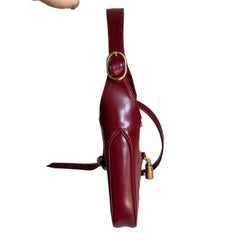 Gucci Jackie 1961 Red Burgundy Leather Bag Small Shoulder Bag