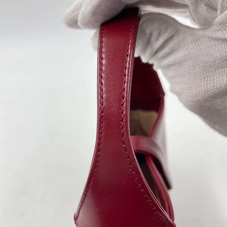 Gucci Jackie 1961 Red Leather Bag Size Mini with Adjustable Strap 8
