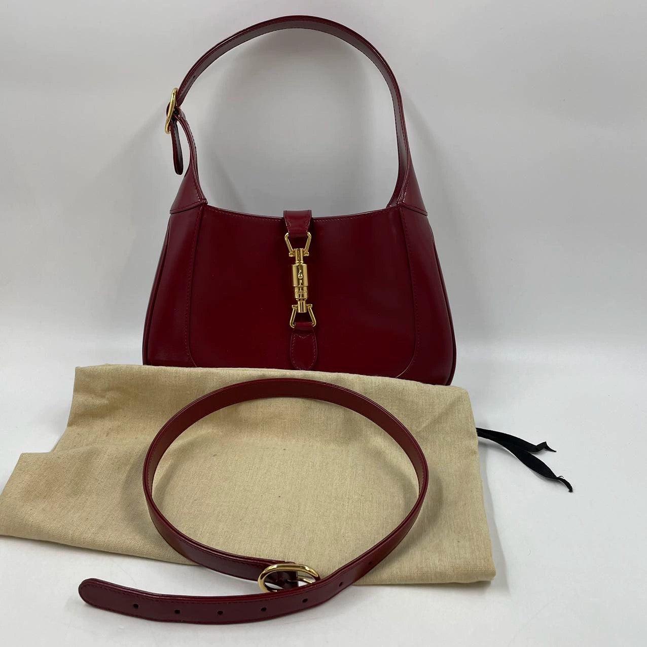 Gucci Jackie 1961 Red Leather Bag Small Shoulder Bag 2