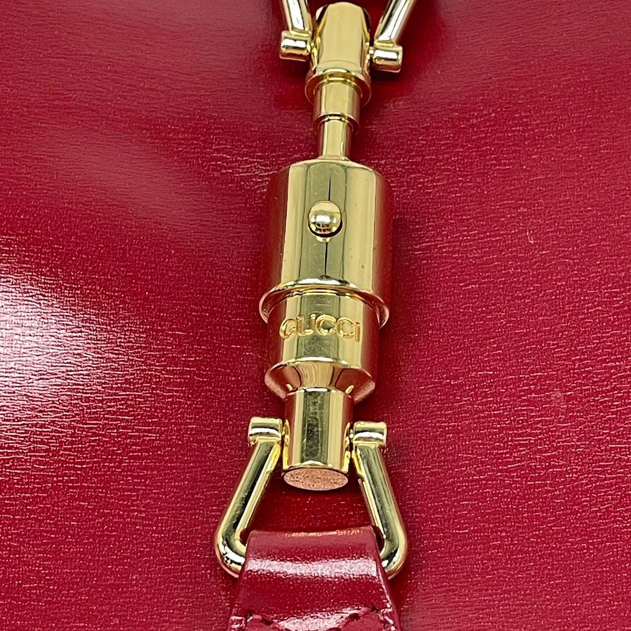 Gucci Jackie 1961 Red Leather Bag Small Shoulder Bag NEVER WORN 6