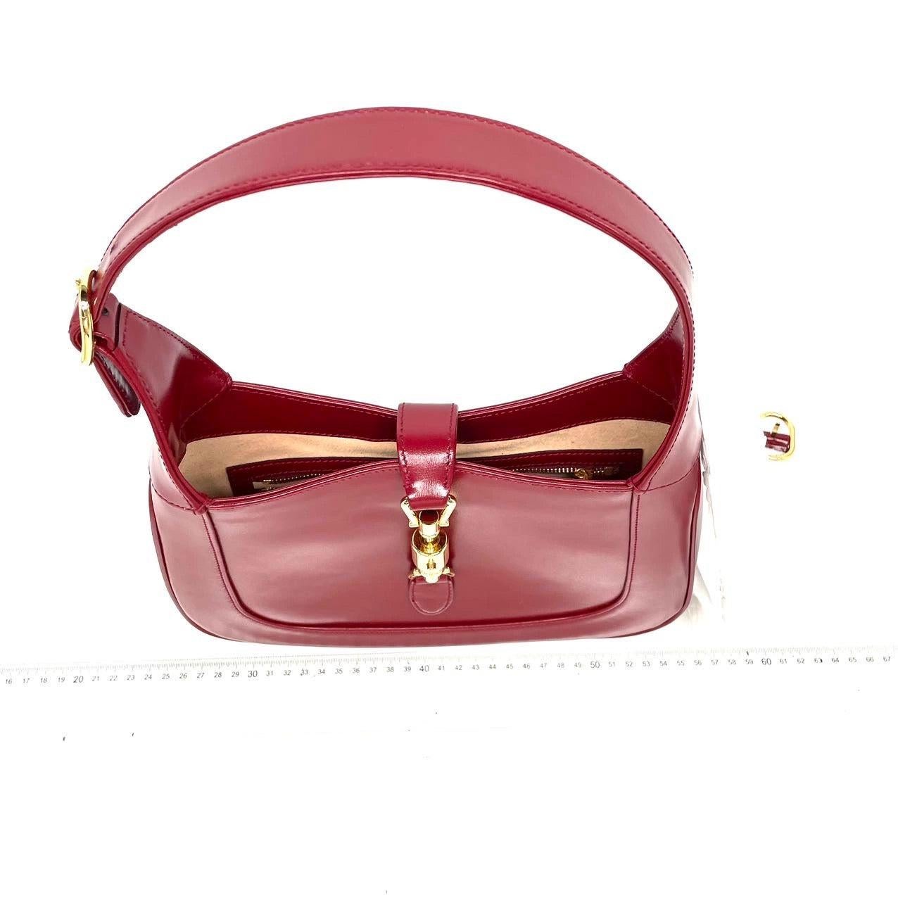 Gucci Jackie 1961 Red Leather Bag Small Shoulder Bag NEVER WORN 1
