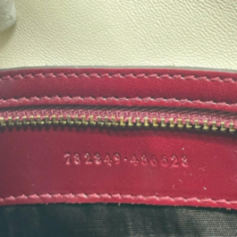 Gucci Jackie 1961 Small Ancora Red Burgundy Leather Shoulder Bag S24 7