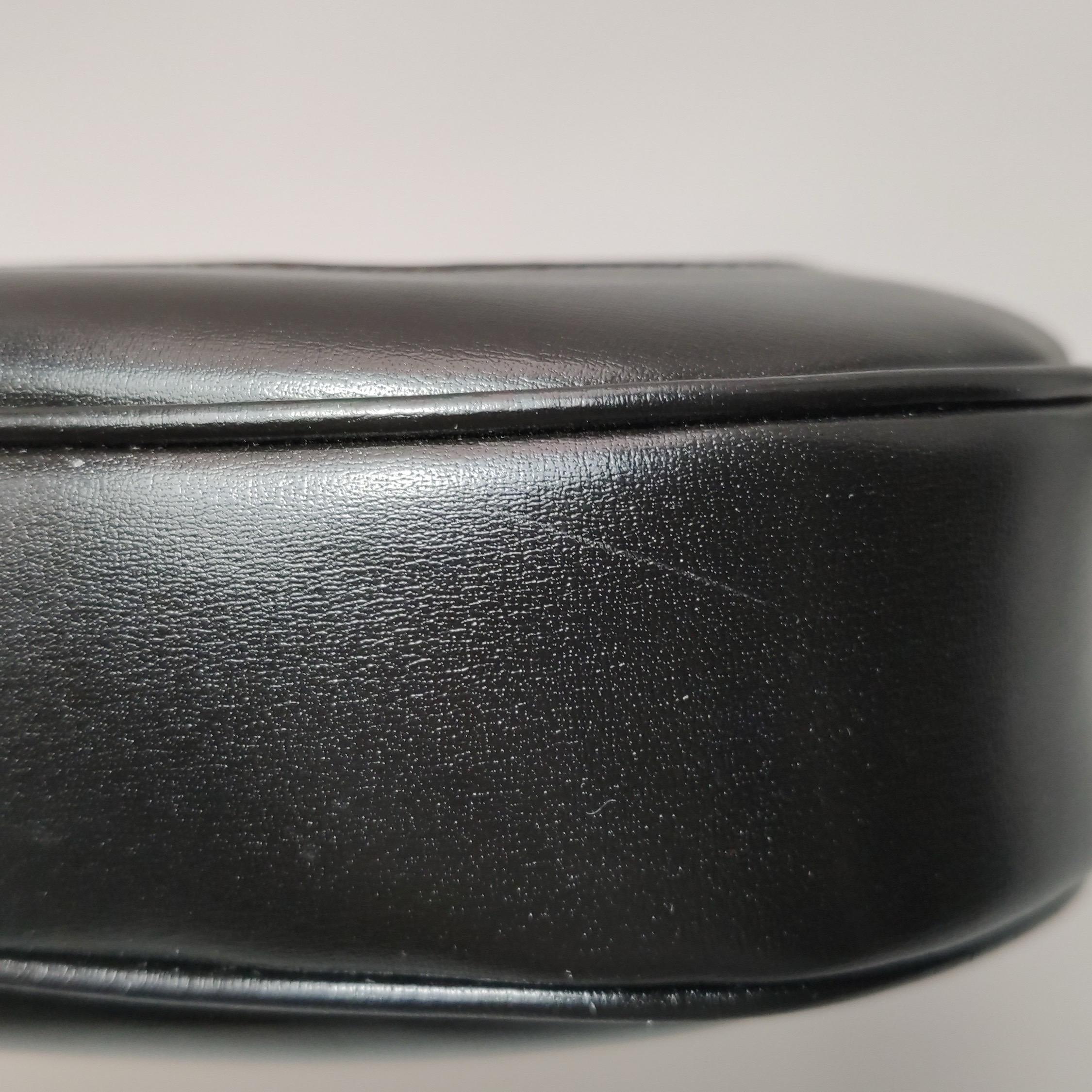 Gucci Jackie 1961 Small Black and White Leather Bag en vente 12