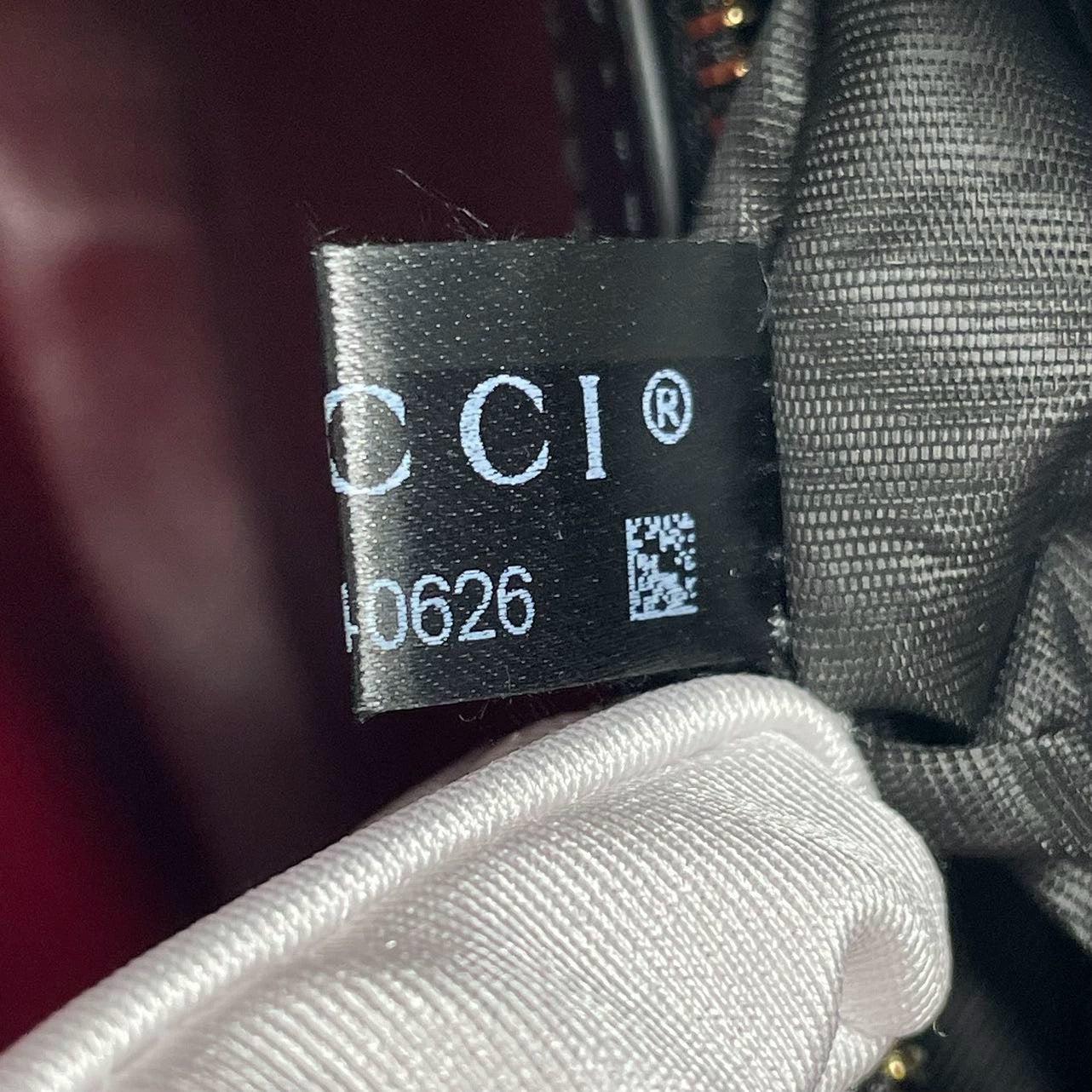 Gucci Jackie 1961 Small Black Leather Shoulder Bag Clasp S24 6
