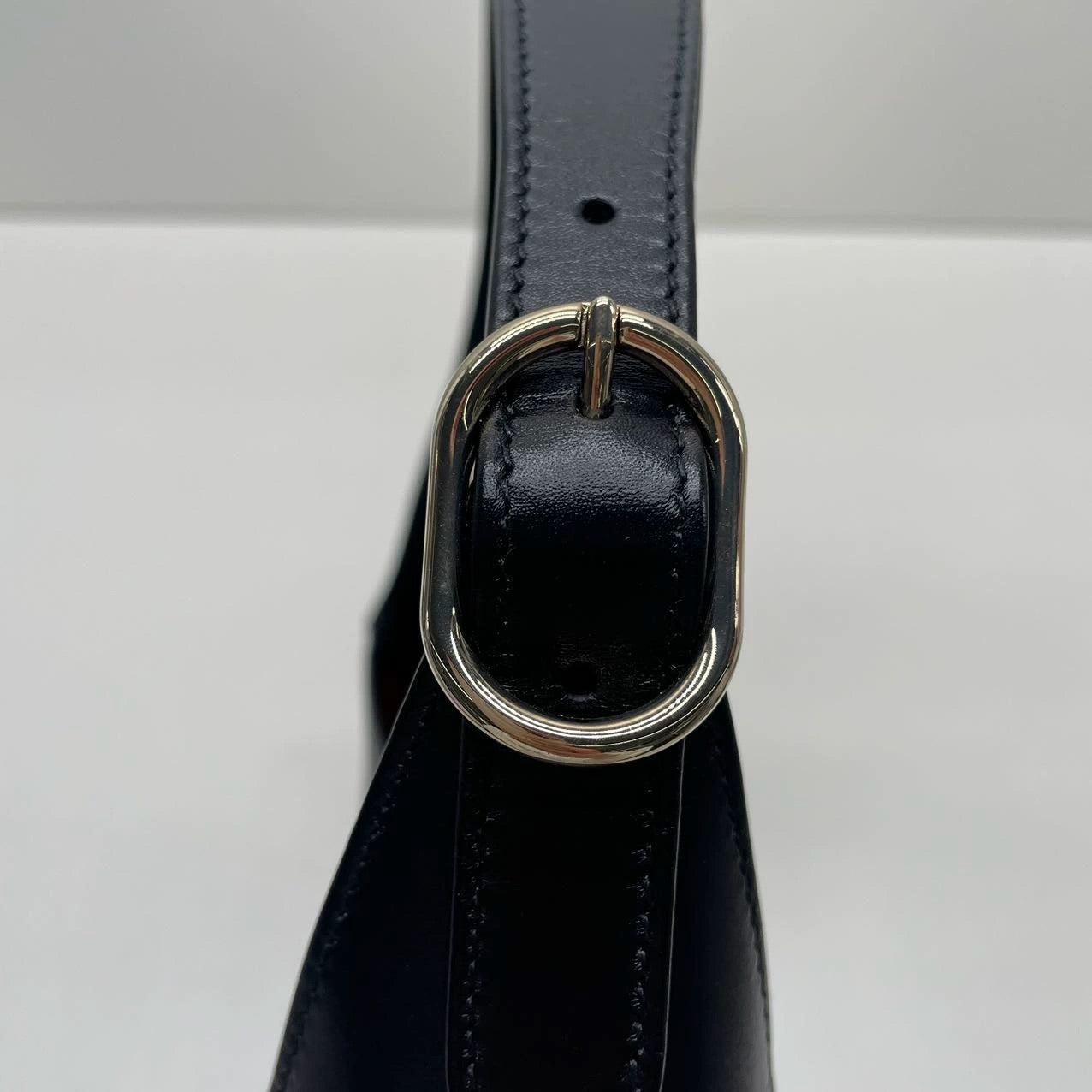 Gucci Jackie 1961 Small Black Leather Shoulder Bag Clasp S24 10