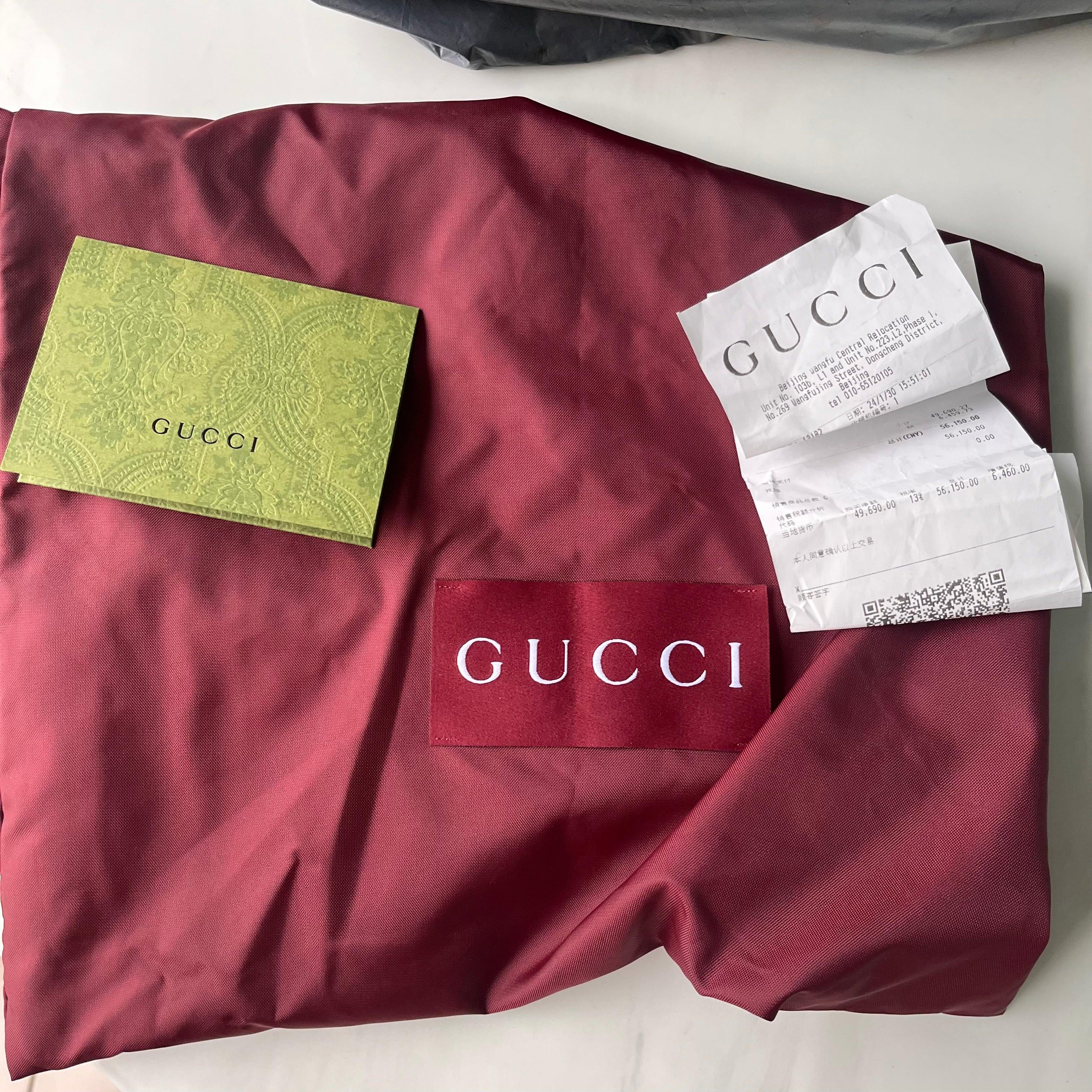 Gucci Jackie 1961 Small Black Leather Shoulder Bag Clasp S24 11