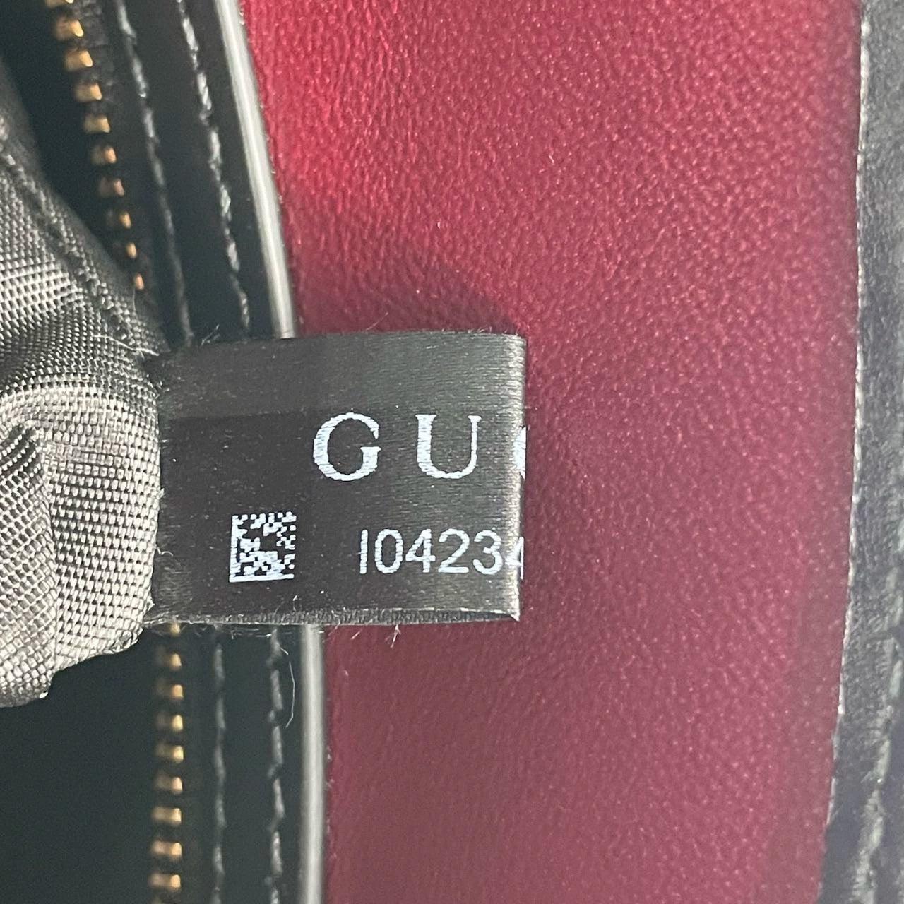 Gucci Jackie 1961 Small Black Leather Shoulder Bag Clasp S24 2