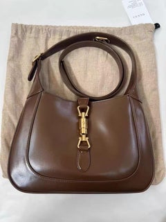 Gucci Jackie 1961 Small Brown Smooth Leather Bag