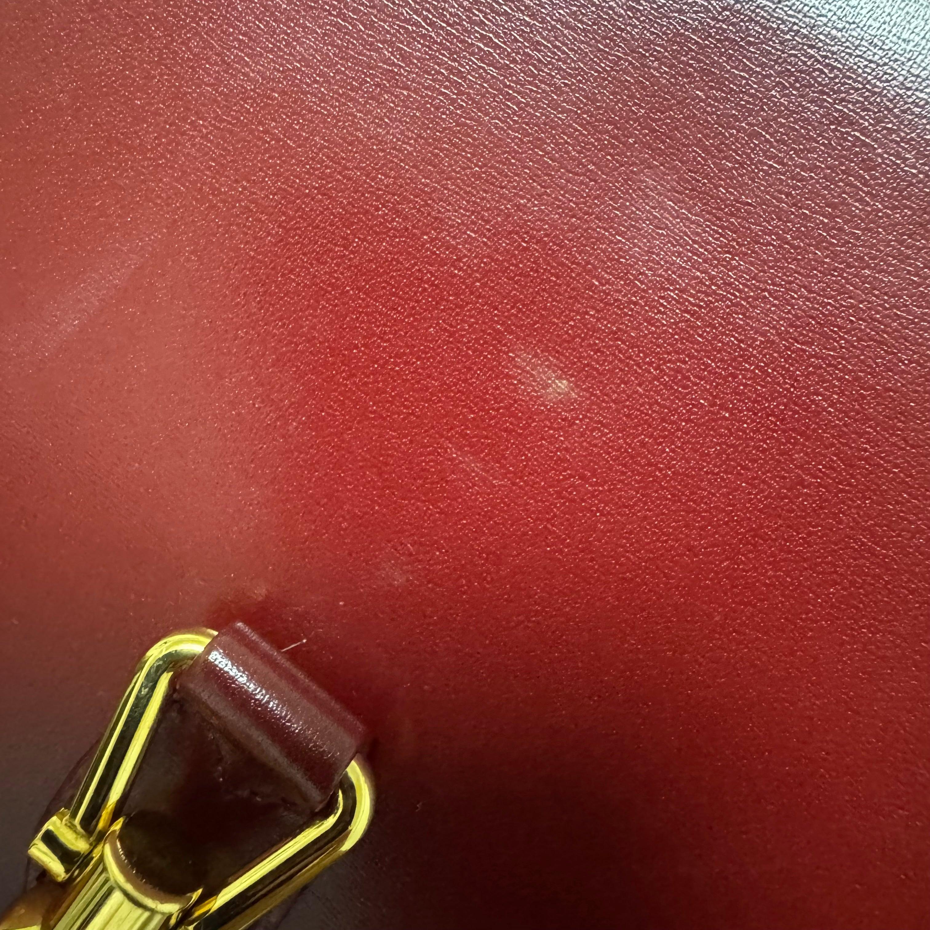Gucci Jackie 1961 Small Burgundy Red Leather Bag with Adjustable Strap 6