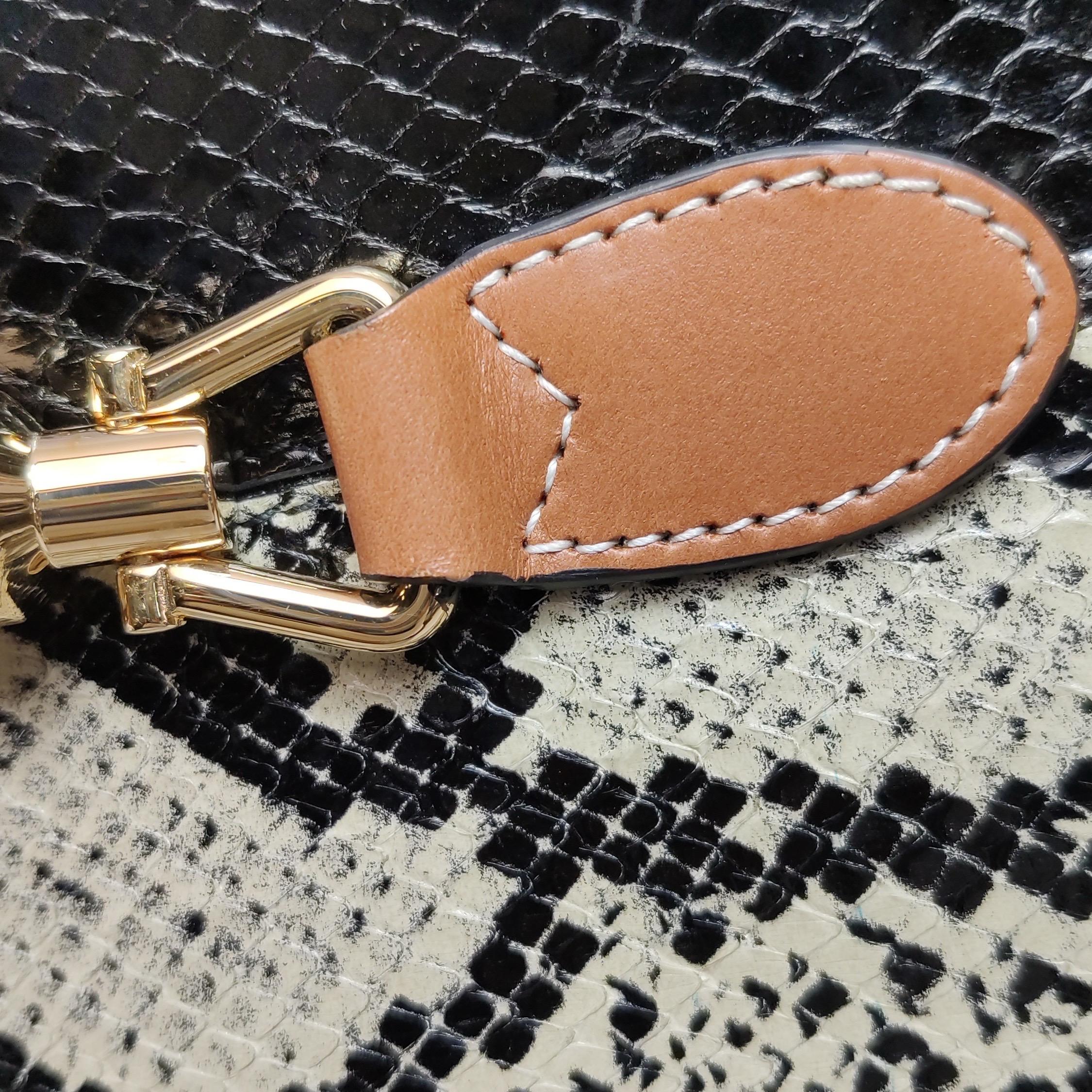 Gucci Jackie 1961 Small in pelle di vitello e serpente Nero Con Cinturino in vendita 8