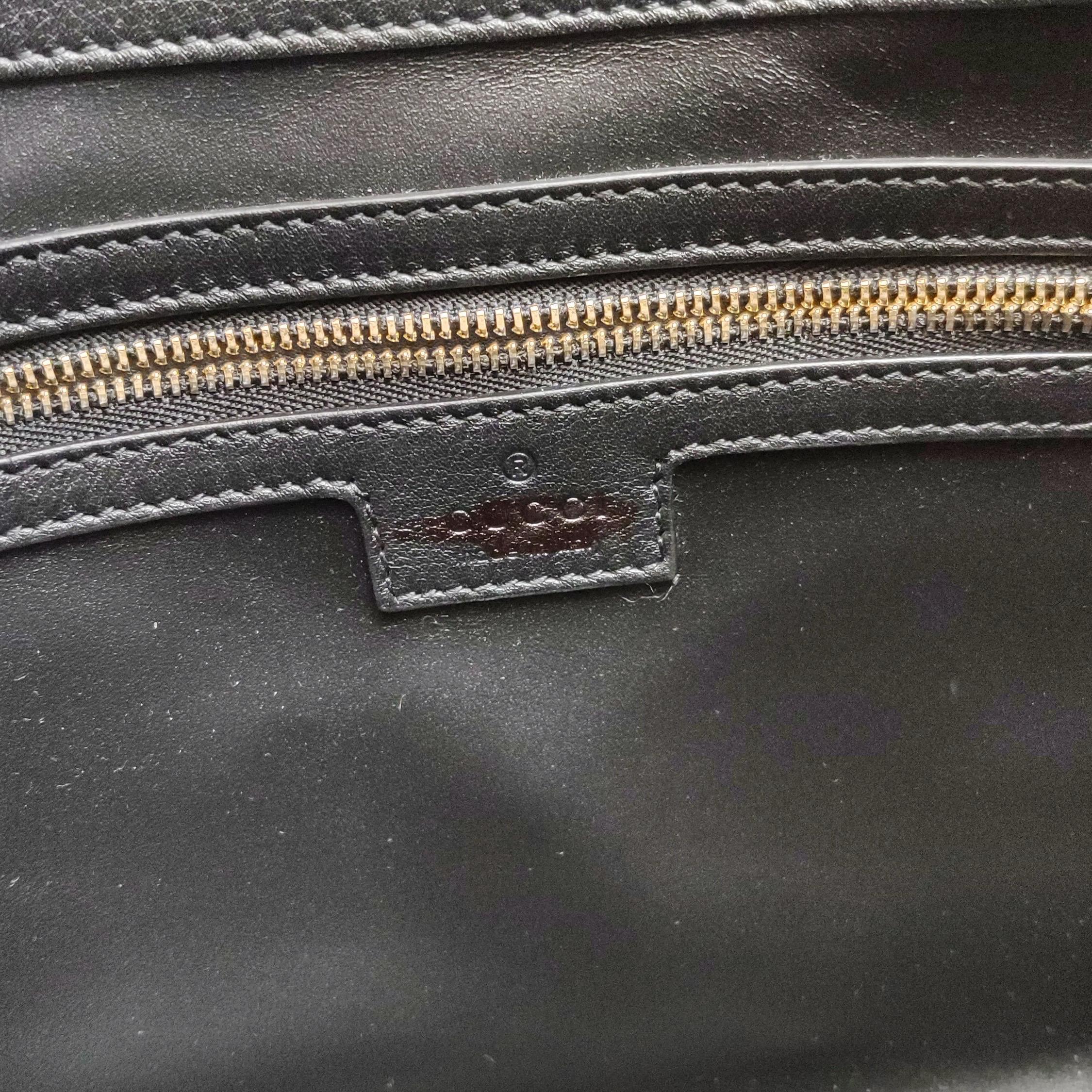 Gucci Jackie 1961 Small in pelle di vitello e serpente Nero Con Cinturino in vendita 9