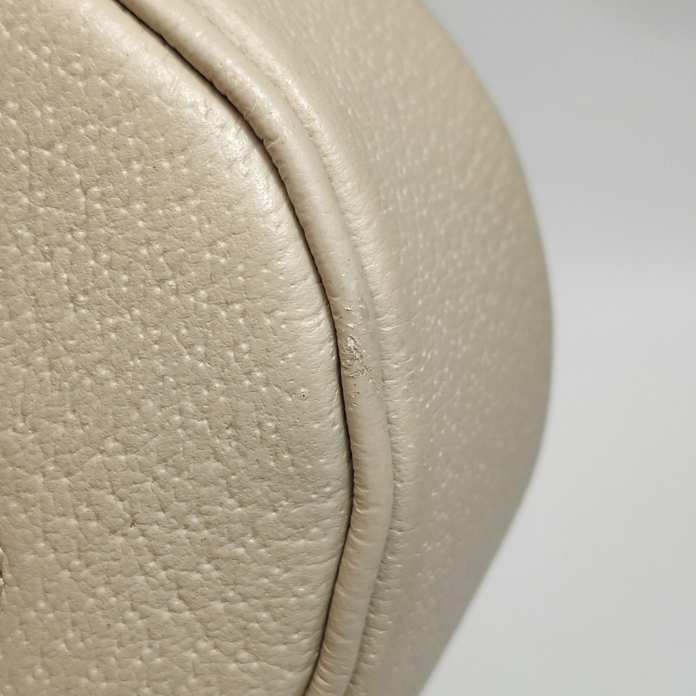 Gucci Jackie 1961 Small Cream Beige Monogram Canvas and Leather Bag en vente 10
