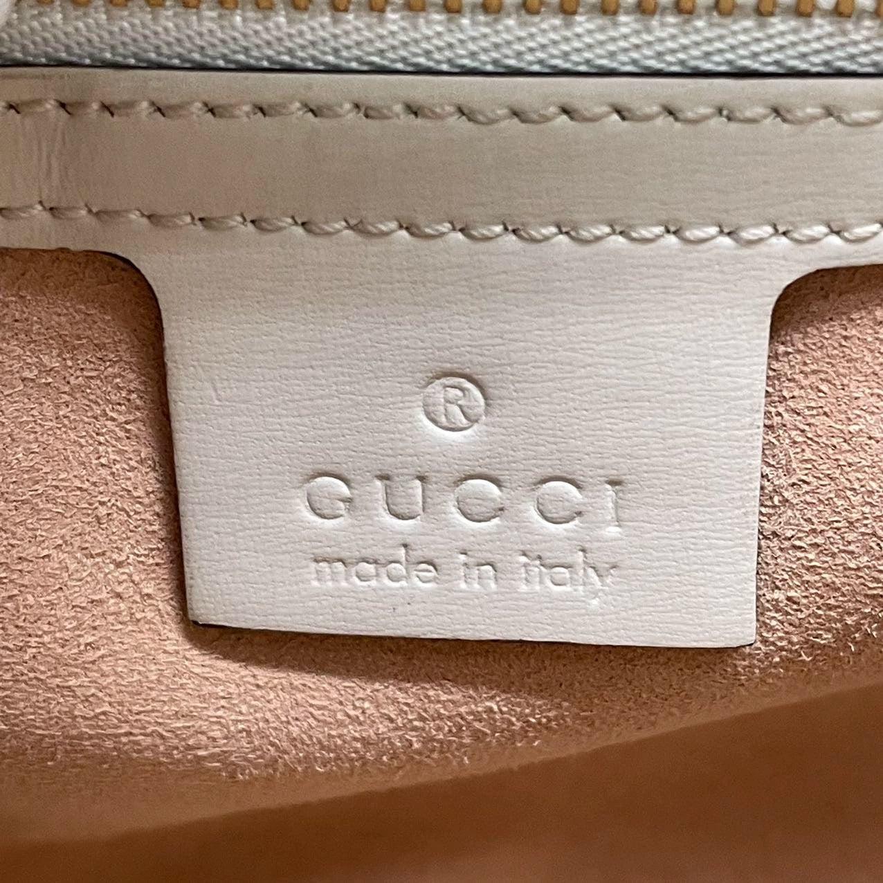 Gucci Jackie 1961 Small Leather Bag White without Strap For Sale 4