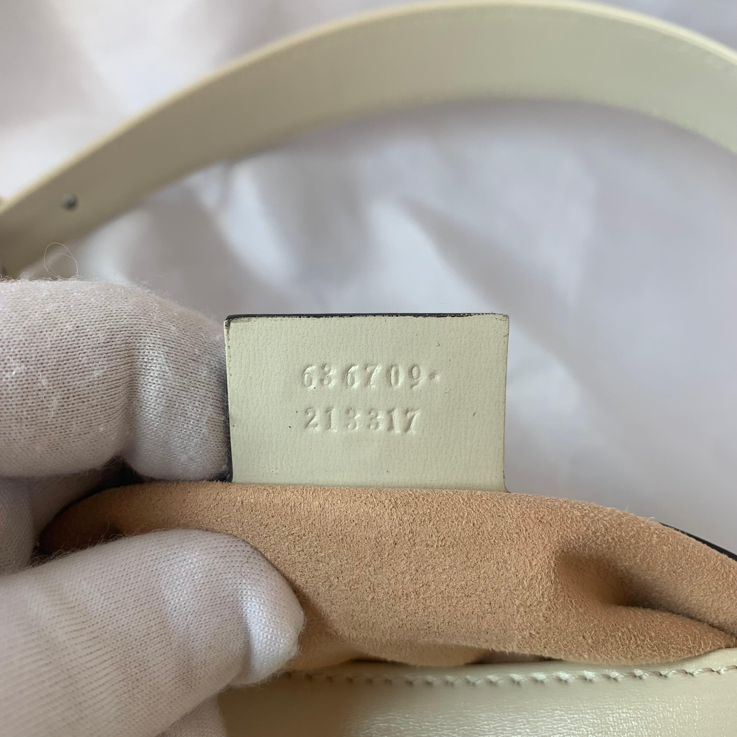 Gucci Jackie 1961 Small Leather Bag White without Strap For Sale 5