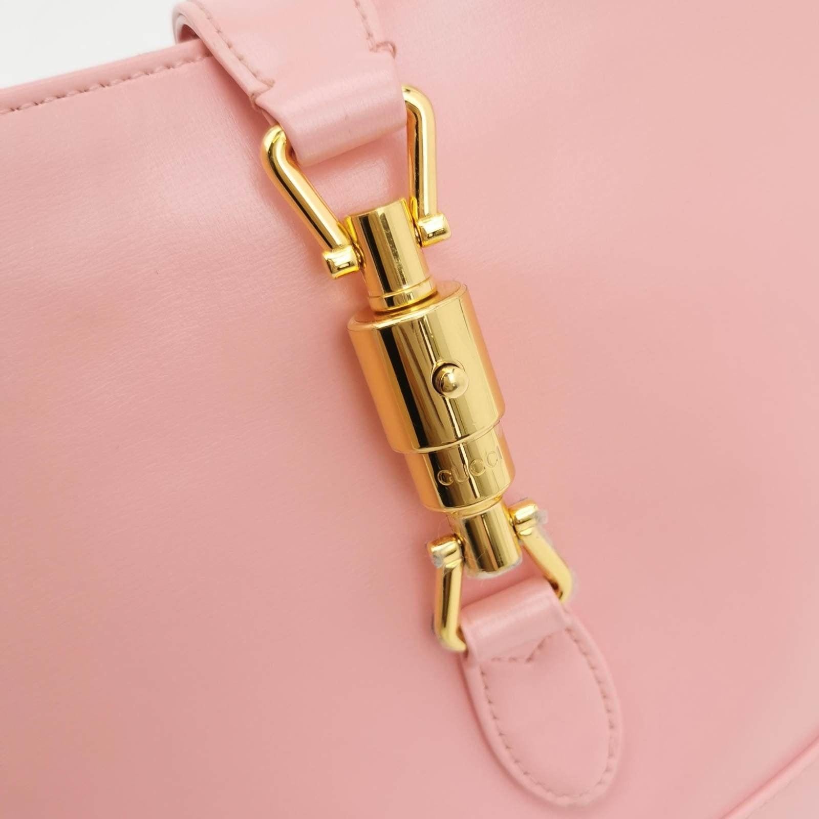Gucci Jackie 1961 Small Leather Bag with Adjustable Strap Size Pink For Sale 1