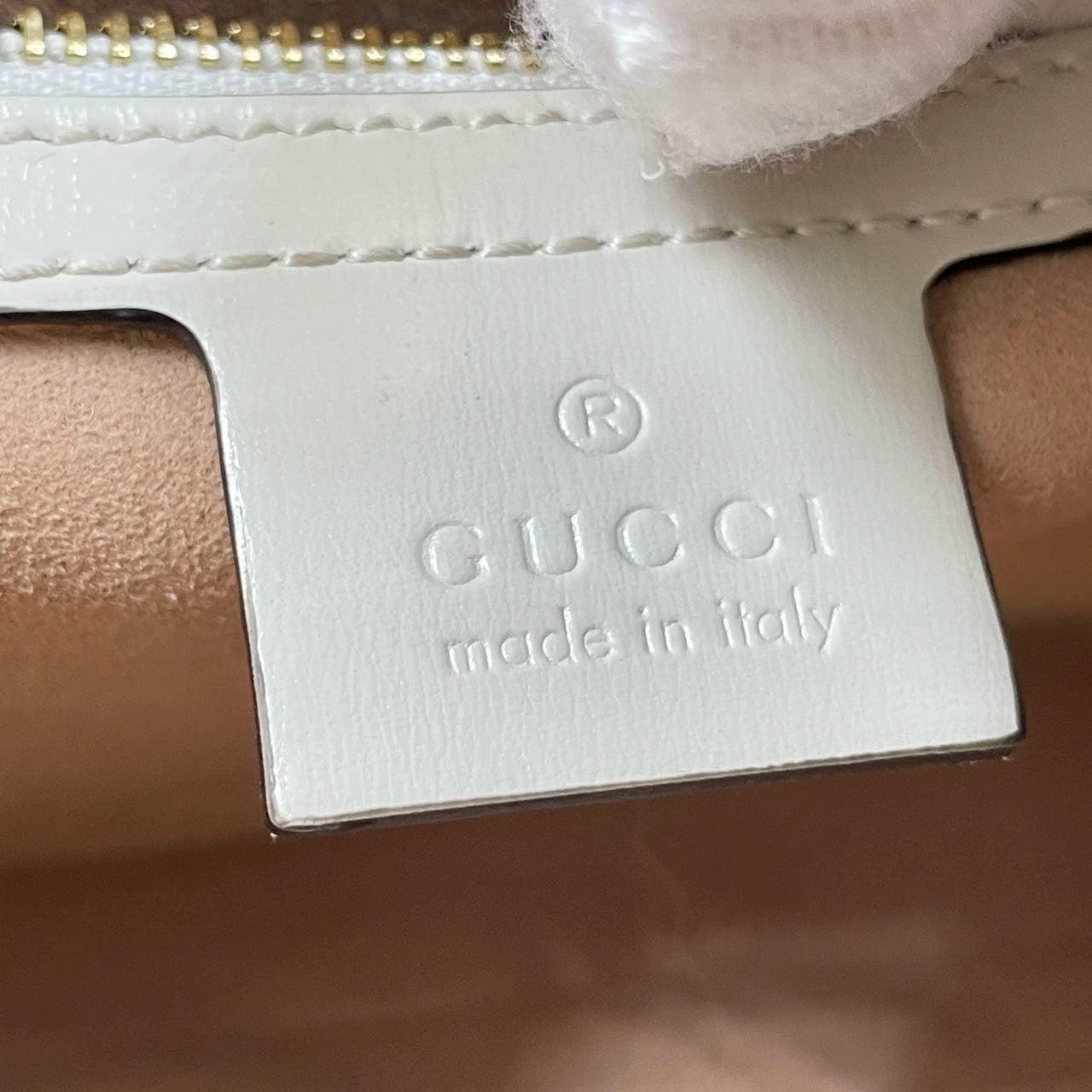 Gucci Jackie 1961 Small Leather Bag with Adjustable Strap White 10