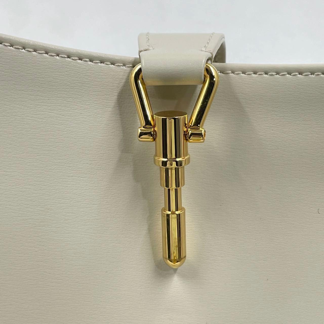 Gucci Jackie 1961 Small Leather Bag with Adjustable Strap White 15