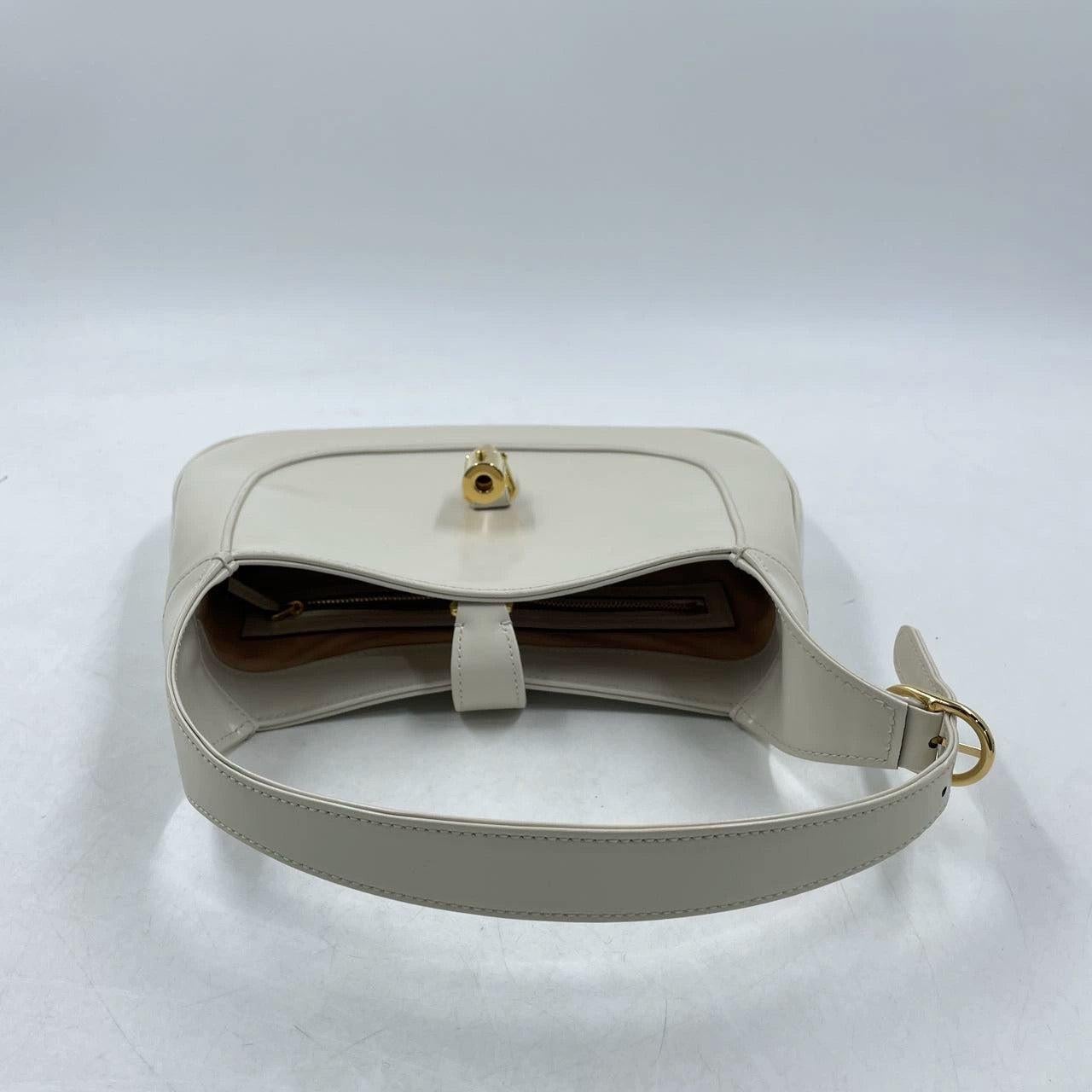 Gucci Jackie 1961 Small Leather Bag with Adjustable Strap White 4