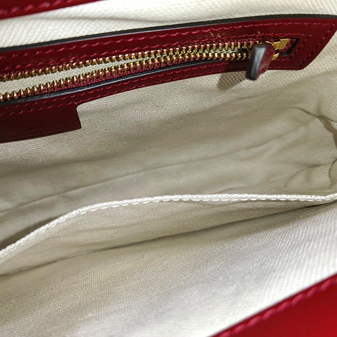 Gucci Jackie 1961 - Petit sac à bandoulière en cuir marine et bourgogne en vente 5