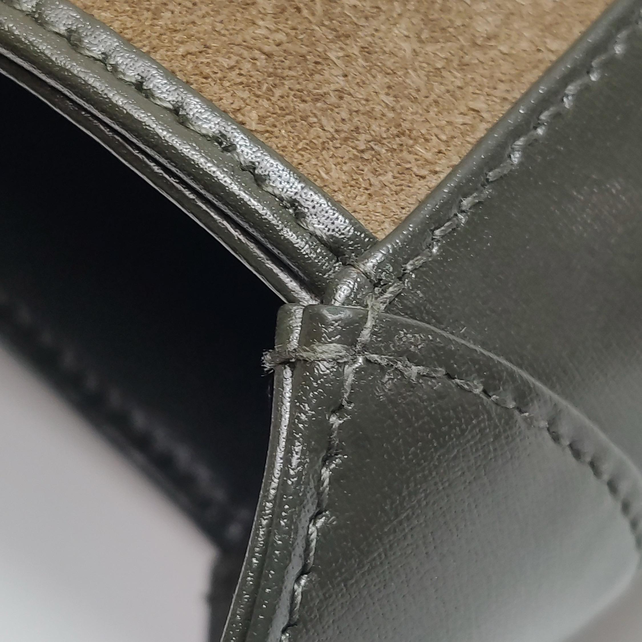 Gucci Jackie 1961 - Petit sac en cuir et daim vert olive en vente 5