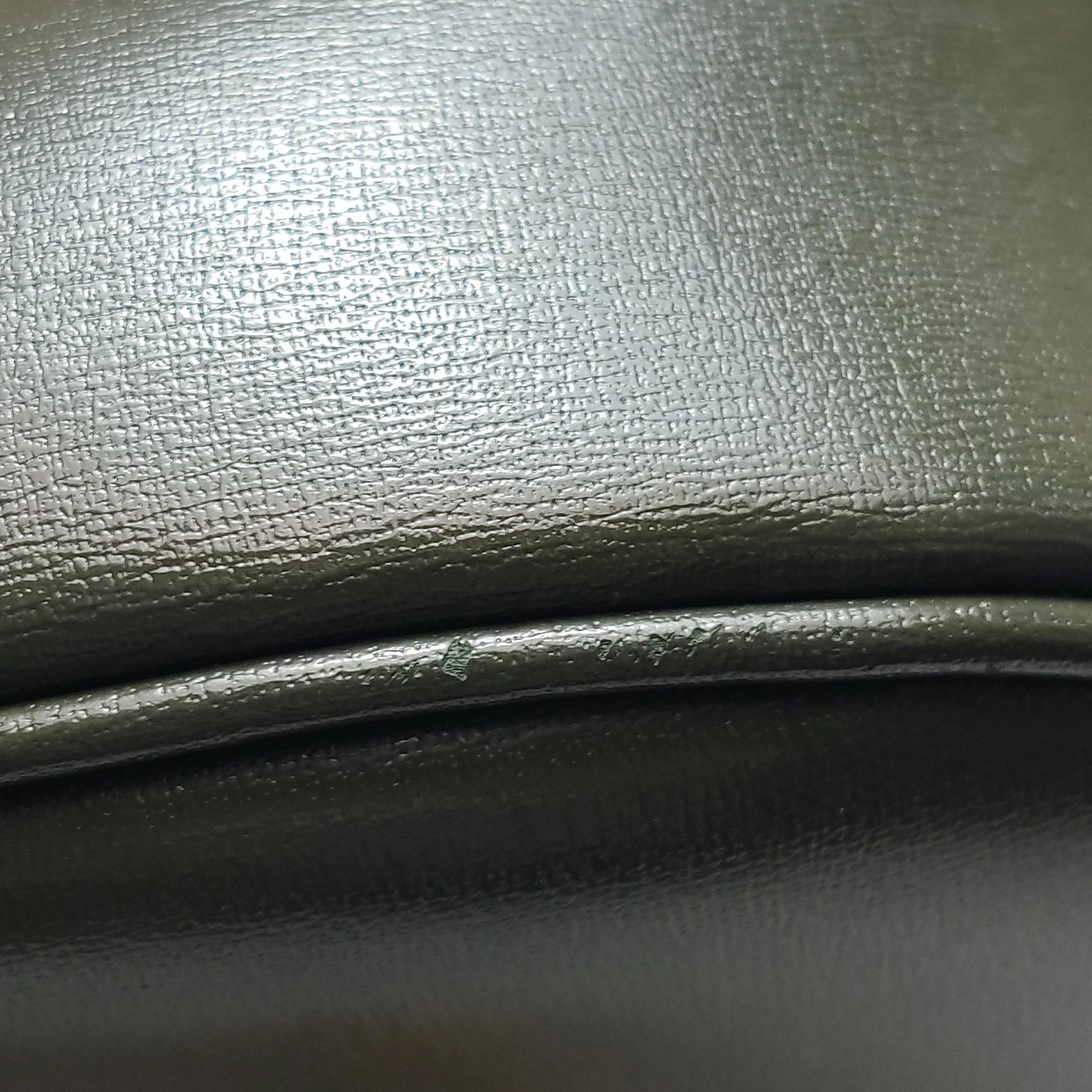 Gucci Jackie 1961 - Petit sac en cuir et daim vert olive en vente 10