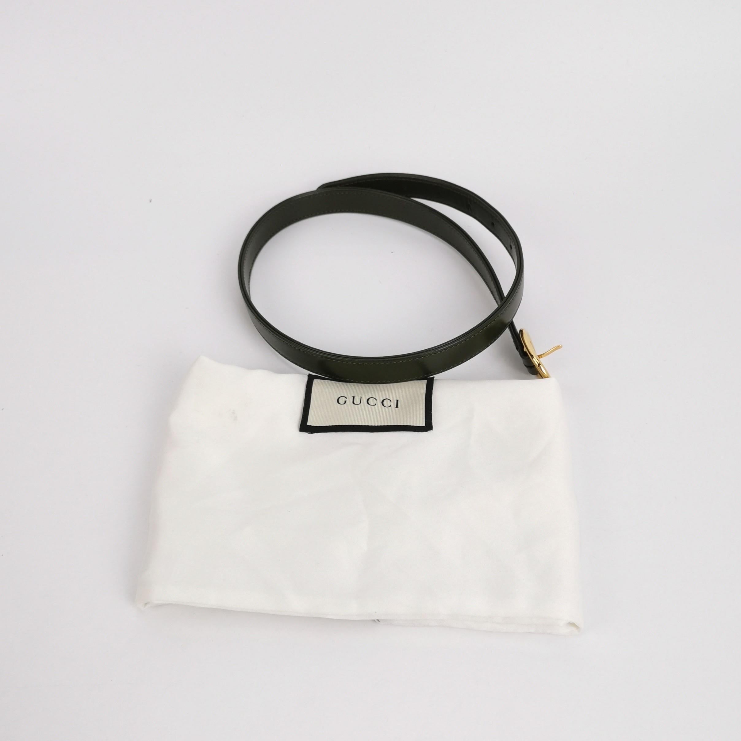 Gucci Jackie 1961 - Petit sac en cuir et daim vert olive en vente 4