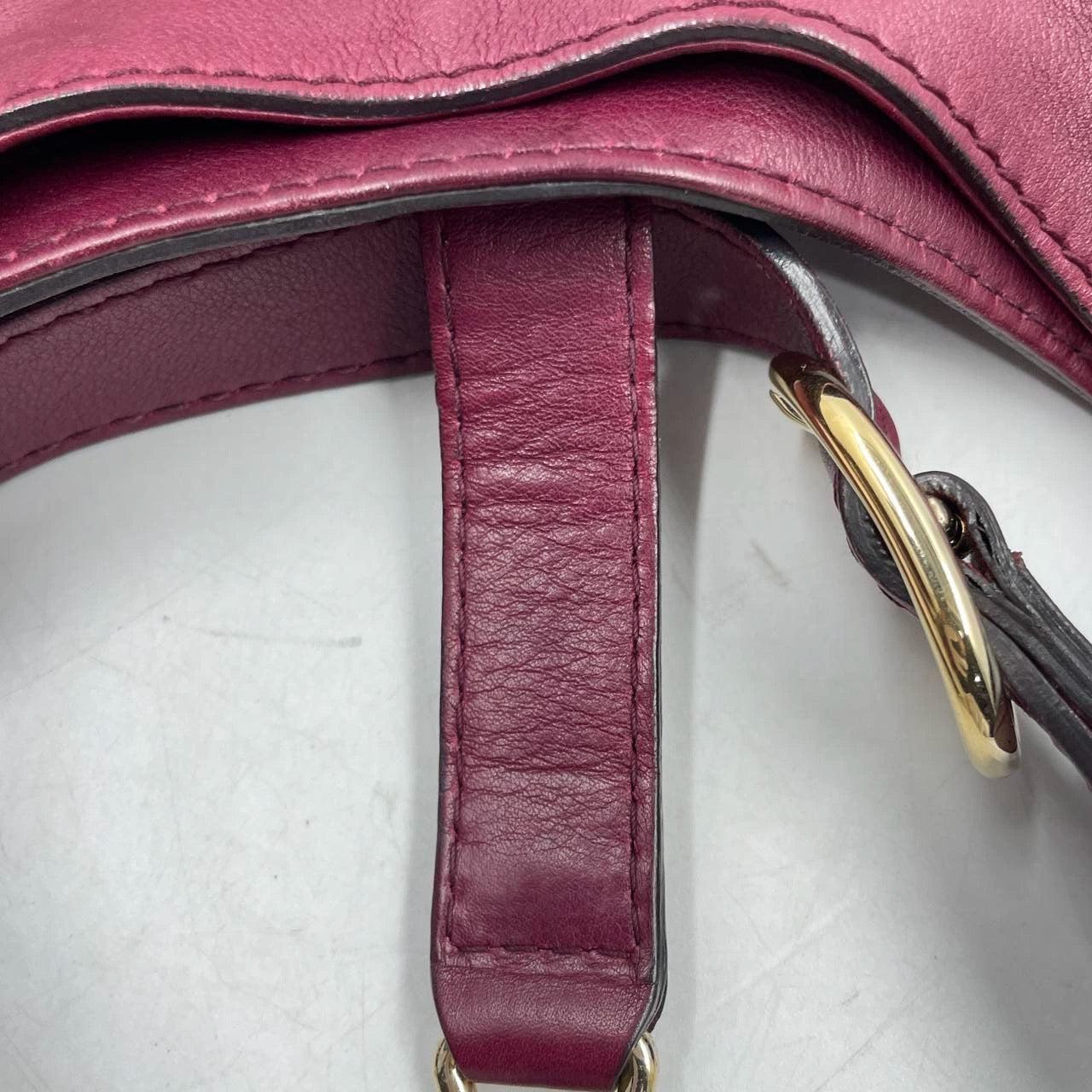 Gucci Jackie 1961 Soft Medium Leather Bag Burgundy Red 8