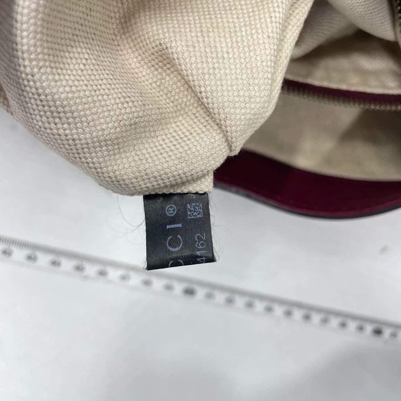 Gucci Jackie 1961 Soft Medium Leather Bag Burgundy Red 15