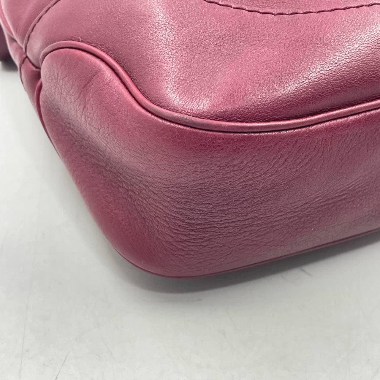 Gucci Jackie 1961 Soft Medium Leather Bag Burgundy Red 5