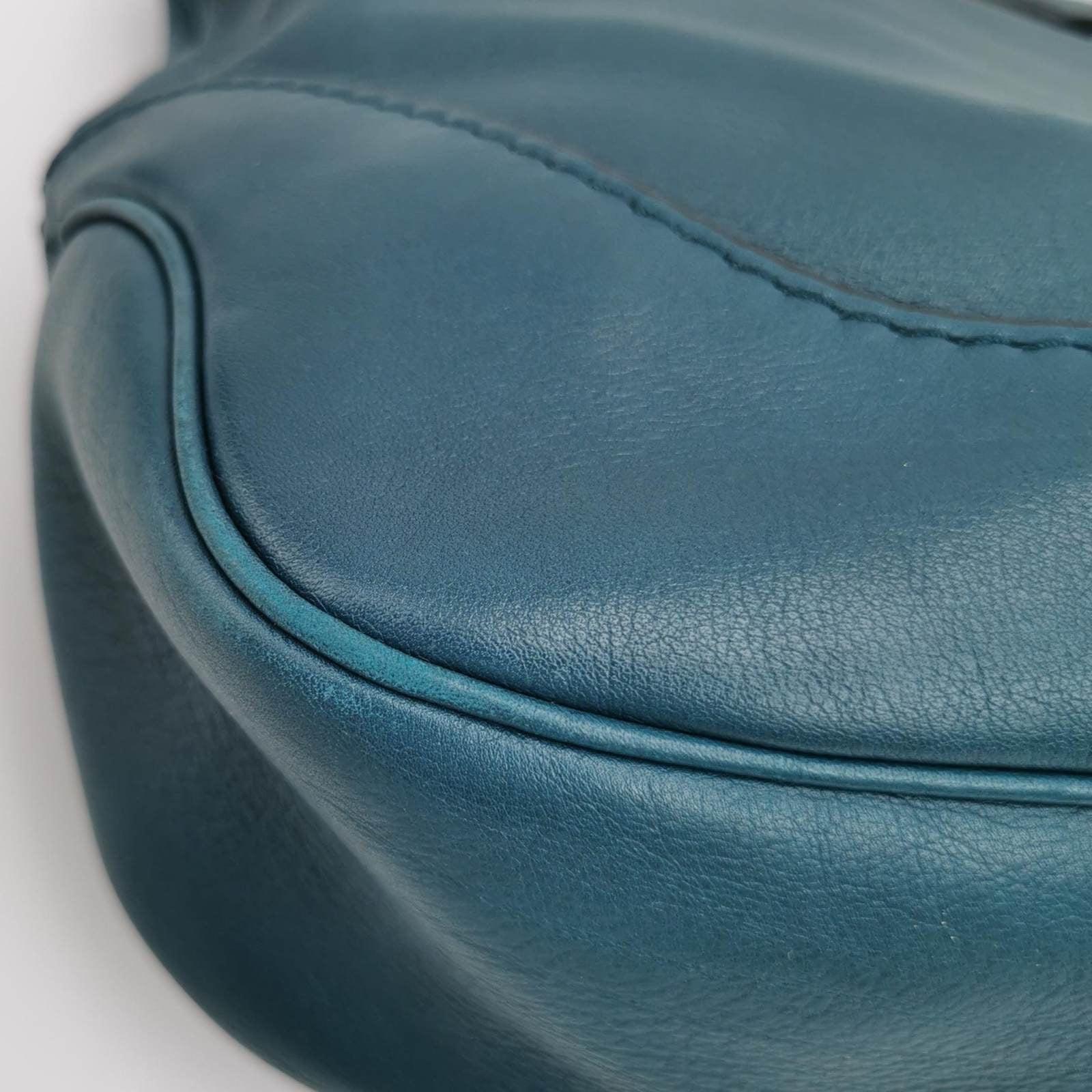 Gucci Jackie 1961 Soft Navy Leather Bag Medium 5