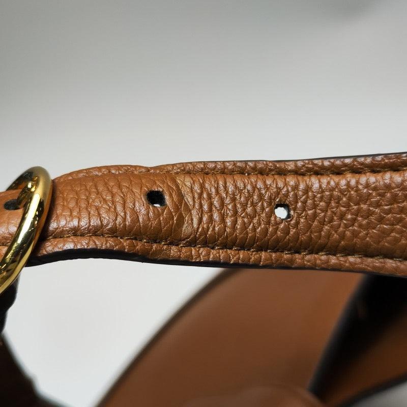 Gucci Jackie 1961 Tan Brown Pebbled Leather Bag Small 8