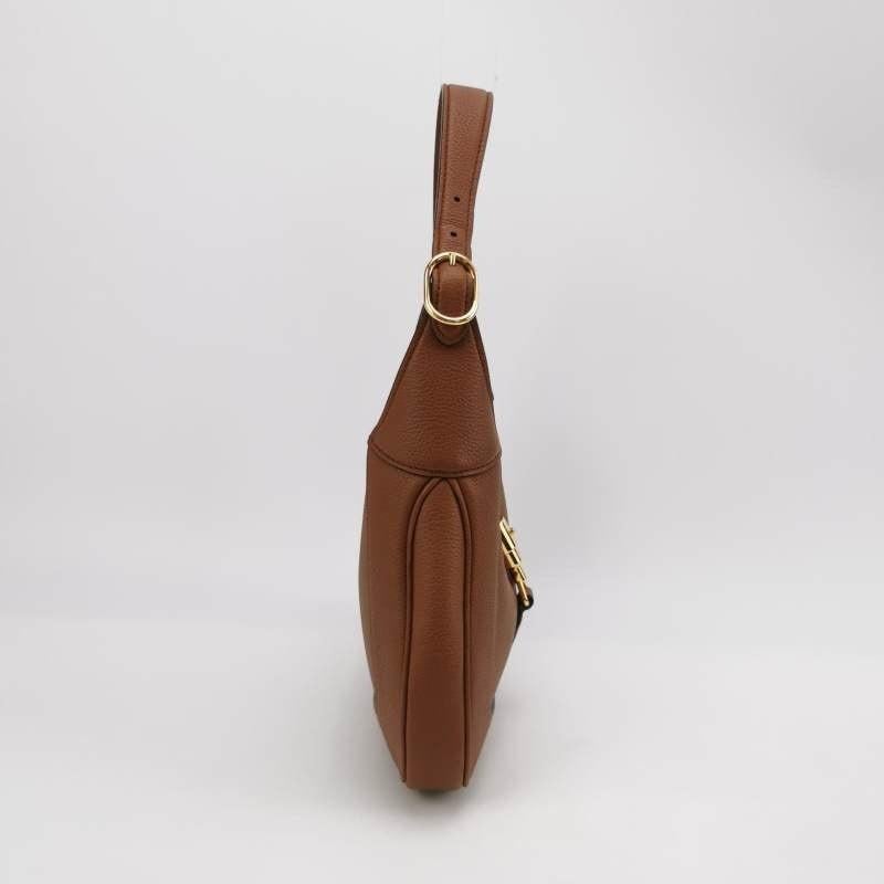 Gucci Jackie 1961 Tan Brown Pebbled Leather Bag Small 1