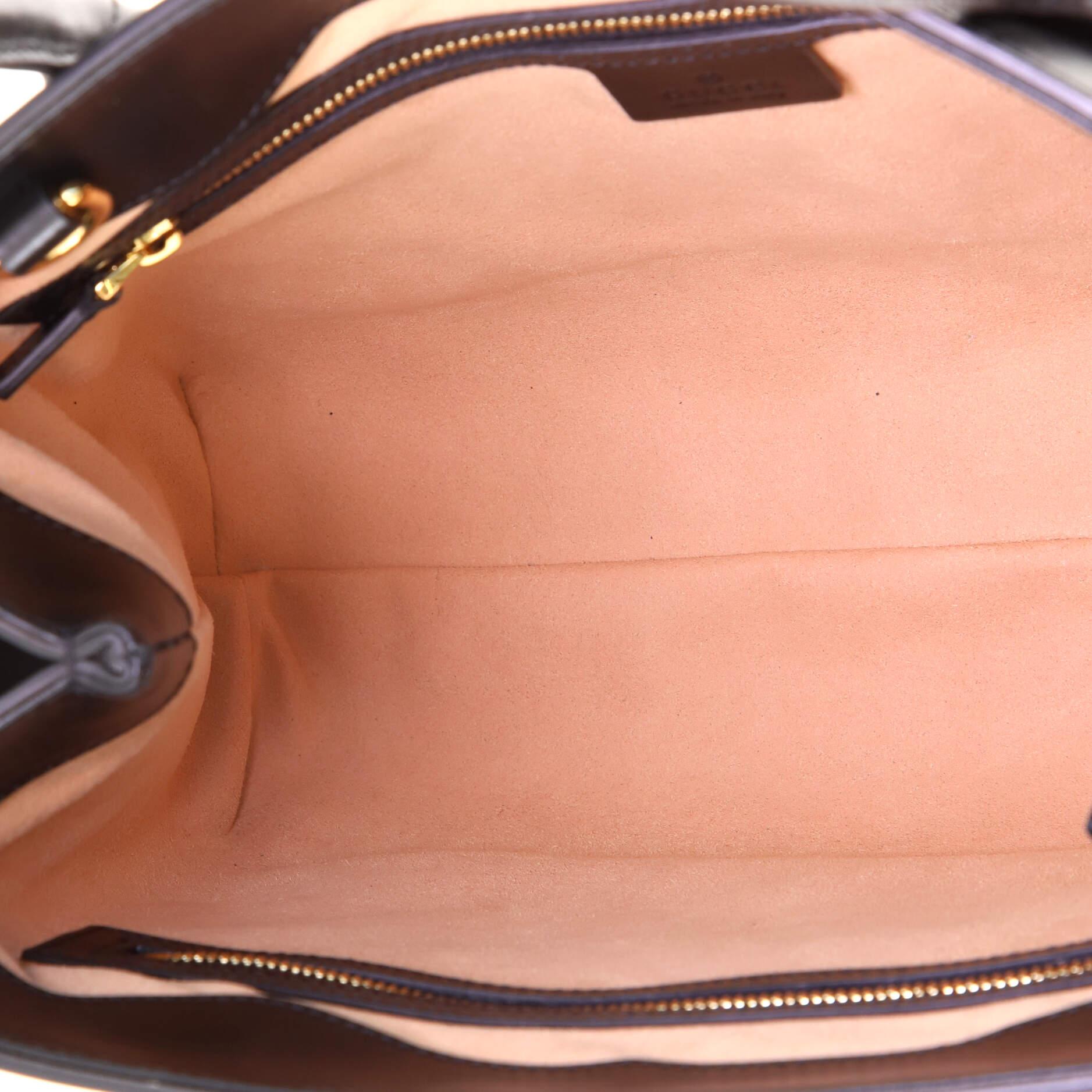 Gucci Jackie 1961 Tote Leather Medium In Good Condition In NY, NY