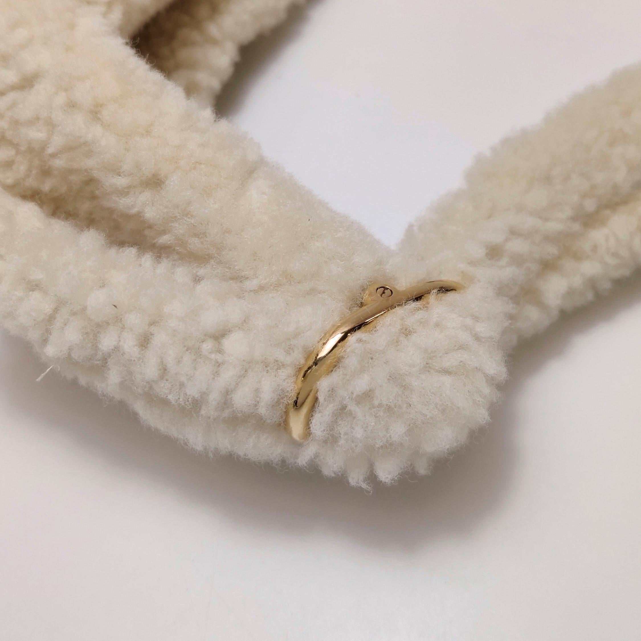 Gucci Jackie 1961 - Petit sac en peau de mouton blanc en vente 8