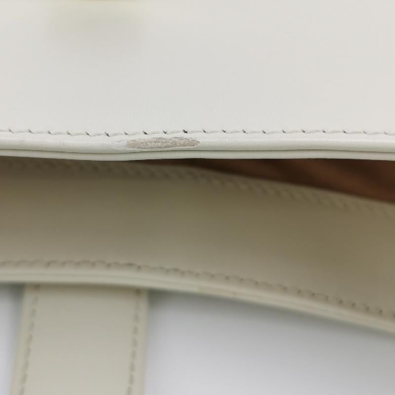 Gucci Jackie 1961 White Leather Bag with Adjustable Strap Size Small For Sale 10
