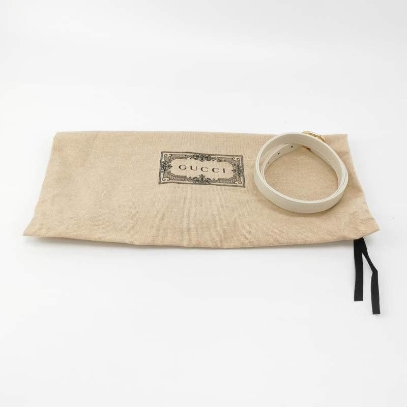 Gucci Jackie 1961 Sac en cuir blanc avec bandoulière ajustable Taille petite en vente 4