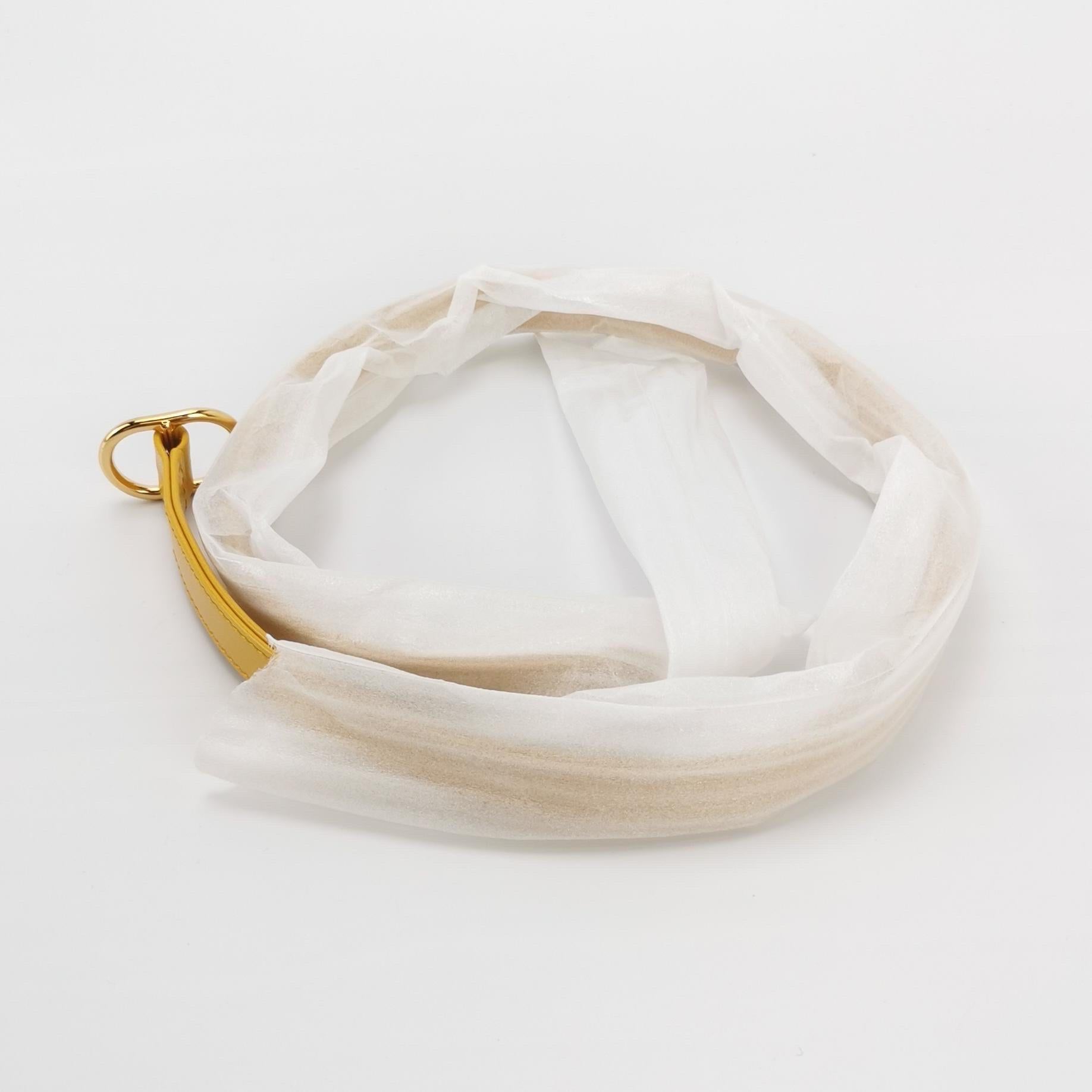 Gucci Jackie 1961 Borsa in pelle gialla Borsa a tracolla piccola con tracolla in vendita 4