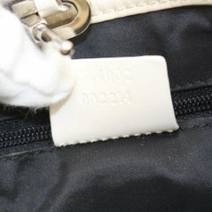 Gucci Jackie Bicolor Chain Hobo 869750 Black Canvas Shoulder Bag