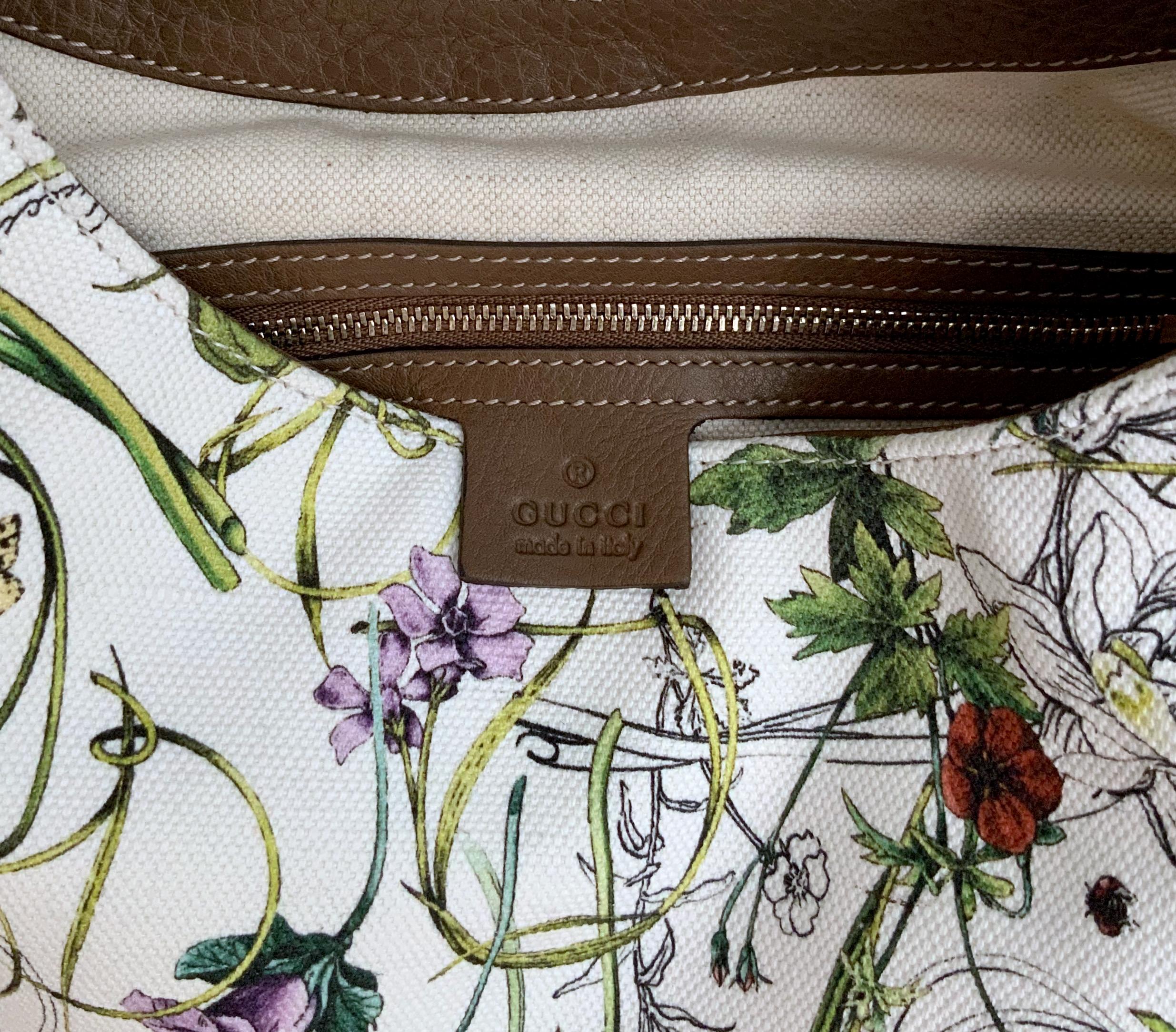 Gucci Jackie Flora Medium Shoulder Bag 3