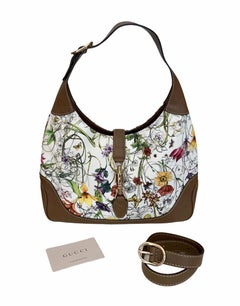 Gucci Jackie Flora Medium Shoulder Bag