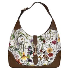 Gucci - Sac à bandoulière Jackie Flora, taille moyenne