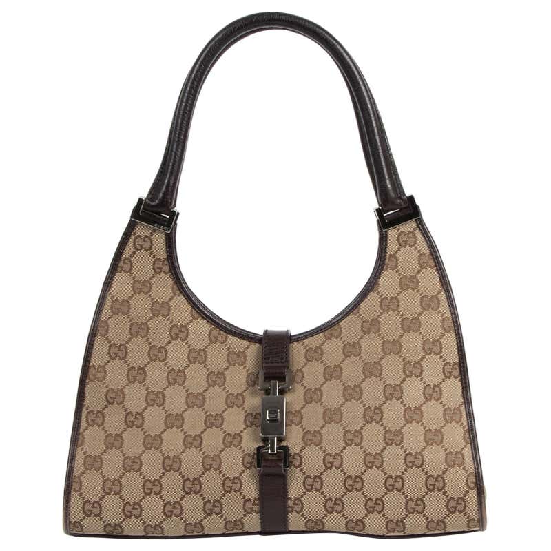Gucci Jackie GG Canvas Bag at 1stDibs gucci jackie monogram, gucci