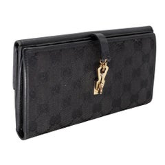 Gucci Jackie GG Logo Canvas Long Wallet GG-W1004P-A003