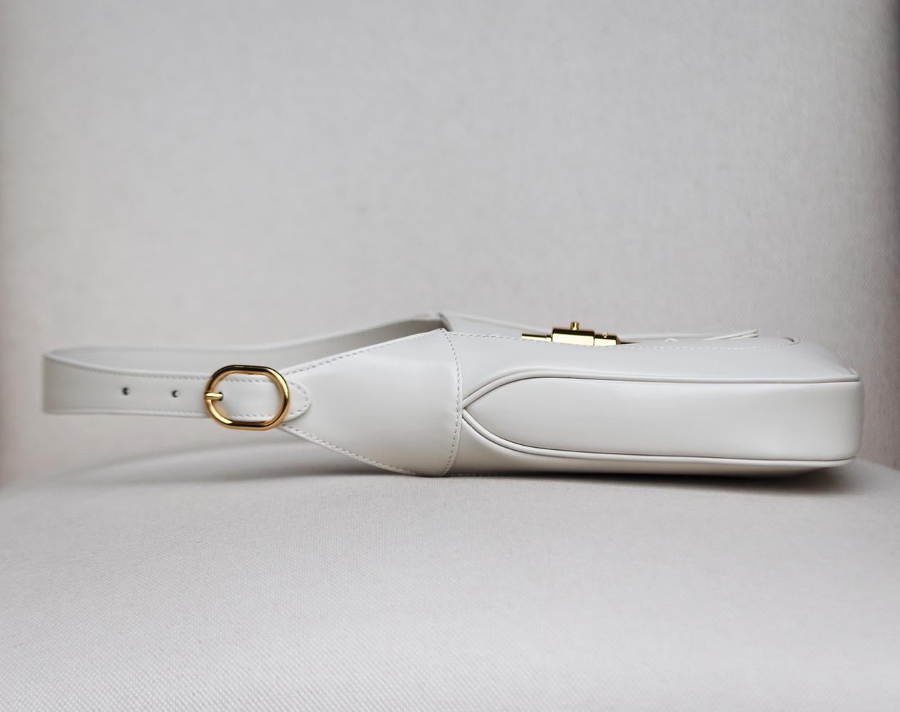 Gucci Jackie Hobo Small Leder Umhängetasche im Zustand „Neu“ in London, GB