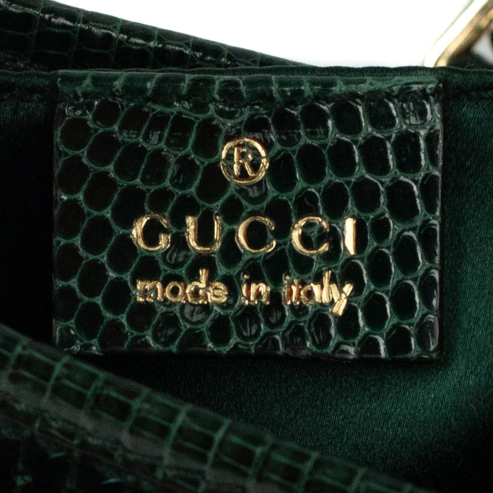 Black GUCCI, Jackie in green sequins